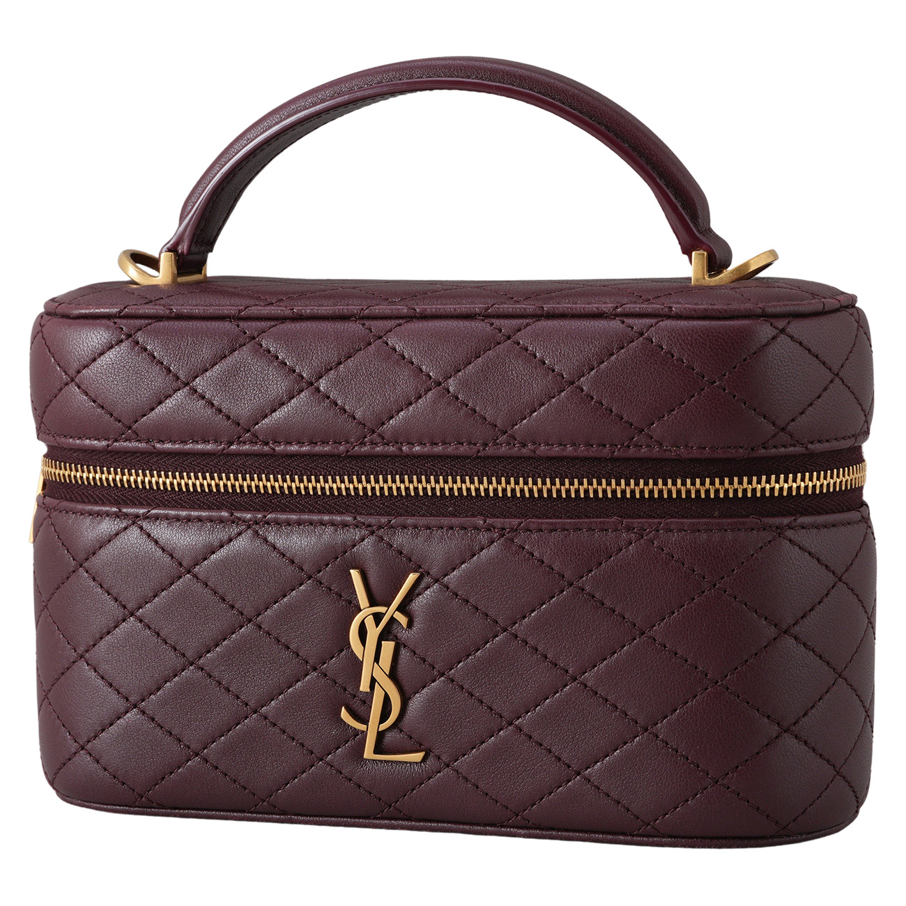 YVES SAINT LAURENT(USED)생로랑 766731 가비 베니티 탑핸들백